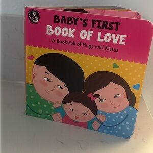 Baby's First Book of Love - Pink Kids Board Book